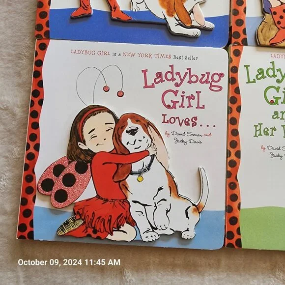 Ladybug Girl and Her Papa, Her Mama, Says Goodnight, Loves. 4 in Lot Board Books - Picture 5 of 6